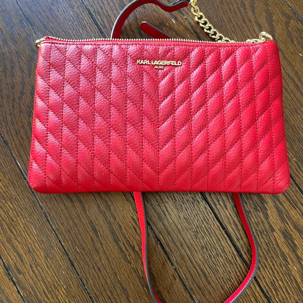 KL crossbody clutch